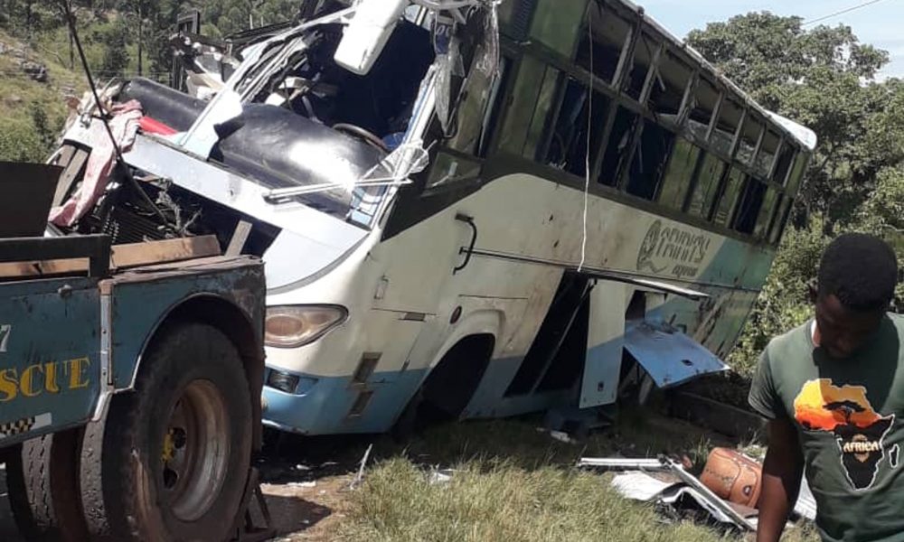 20 passengers injured as Volcano, Trinity buses collide on Ntungamo ...